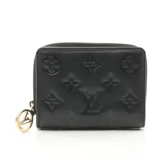 ルイ・ヴィトン LOUIS VUITTON 二つ折り財布 ポルトフォイユ ルー モノグラムエンボス M81599 ノワール レザー ポルトフォイユ・ルー レディース Used A