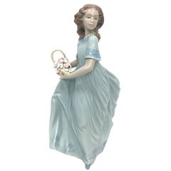 【値下げ】LLADRO　リヤドロ　春の花かご(スペシャルバージョン) 01009178.jpg