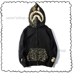 【激レア】アベイシングエイプ　パーカー ベビーマイロ　グリーン A BATHING APE 'CAMO MILO SHARK FULL ZIP HOODIE'シャーク