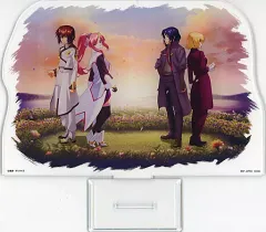 【中古】雑貨 キラ・ヤマト＆ラクス・クライン＆アスラン・ザラ＆カガリ・ユラ・アスハ 描き下ろし ビジュアルスタンド 「一番くじ 機動戦士ガンダムSEED FREEDOM」 C賞