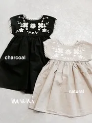 monbebe / リネンステッチワンピース