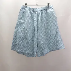 ◇ ⊂ ORIENS JOURNAL STANDARD ギンガムチェック柄 ウエストゴム ハーフパンツ サイズＭ ブルー ホワイト レディース E  【1409240046691】