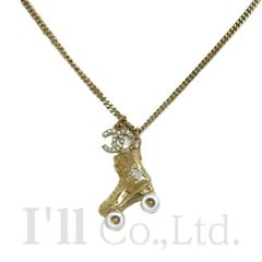 CHANEL　シャネル 　ココマーク　ハート　ロケット　ネックレス　AB7531　B22C　メタル　フェイクパール　ゴールド　ブランドジュエリー　アクセサリー　ペンダント　ロング　GP　メッキ　CC　COCO　2022年【72394】