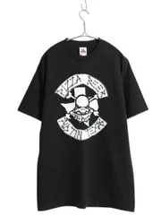 【お得なクーポン配布中!】 00s 企業物 スカル ロゴ プリント 半袖 Tシャツ メンズ L / 古着 オールド 当時物 ビール ドクロ イラスト グラフィック ヘビーウェイト 黒のサムネイル