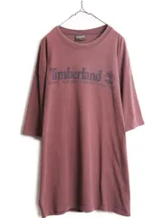 【お得なクーポン配布中!】 90s ティンバーランド ロゴ プリント 半袖 Tシャツ メンズ XXL 90年代 オールド Timberland アウトドア ヘビーウェイト 大きいサイズ 濃茶
