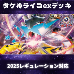 D003　タケルライコexデッキ　構築済みデッキ
