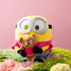 【新品未使用箱入り】日本未発売　ピンク　ミニオン　ボブ&ティム　ぬいぐるみ