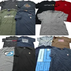 古着卸 まとめ売り ブランドMIX 半袖Tシャツ 15枚セット (メンズ XL ) リーバイス バンズ ディッキーズ 中古 古着 NA9163