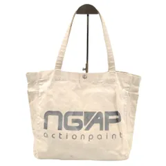 NGAP ロゴ キャンバス トートバッグ 当時物 生成り色系 正規品 / 35291