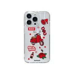 BOOGIE WOOGIE ブギウギ オーロラケース for iPhone 13 Pro Red BW22008i13PRD
