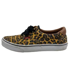 新品未使用24.0cmVANS ERA、エラ ヒョウ柄×黒、レオパード柄 新品 VANS バンズ ERA エラ レオパード柄 ヒョウ柄 スニーカー