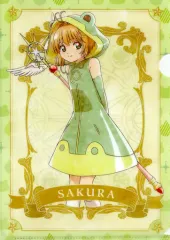 【中古】クリアファイル 木之本桜(3話衣装) オリジナルA4クリアファイル 「カードキャプターさくら クリアカード編×セブンイレブン」 対象商品購入特典