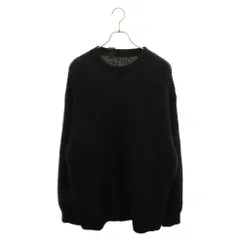 N.HOOLYWOOD (エヌハリウッド) 22AW Mohair Wool Knit Sweater モヘア混ウールニットセーター ブラック 2222-KT03-032のサムネイル