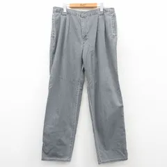 W36/古着 ドッカーズ パンツ メンズ 90s コットン グレー 25may20 中古 ボトムス ロング