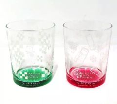 [중고] 찻잔·탕만 슌몬 탄지로 & 슌몬 禰豆子 페어 글라스 [귀멸의 칼날] 우체국 한정