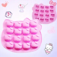 Kittyちゃん シリコンモールド シリコン型 キティ サンリオ バレンタイン ホワイトデー クリスマス 冬休み 夏休みのサムネイル