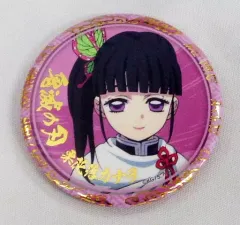 【中古】バッジ・ピンズ 栗花落カナヲ 「鬼滅の刃 キャラクター絵巻カフェ in ufotable Cafe 終ノ巻 箔押し56mmランダム缶バッジB」