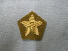 ★陸軍将校略帽章1個■金モール刺繍　レプリカ★新品