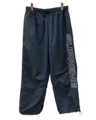 シュプリーム SUPREME 24FW spellout embroidered track pant スペルアウト エンブロイダリー トラック パンツ 黒 刺繍 ボトムスその他 ブラック Lサイズ 104MB-319