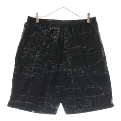 UNIFORM EXPERIMENT (ユニフォームエクスペリメント) 20SS WORLD MAP EASY SHORTS ワールドマップ イージー ショートパンツ ハーフパンツ ショーツ ブラック UE-200001のサムネイル