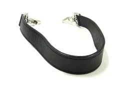 ■美品■ BURBERRY バーバリーブルーレーベル レザー バッグ用 ショルダーストラップ ハンドルストラップ ブラック系 FI2839