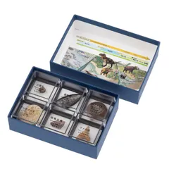 ◾️化石標本 木箱セット　70s×静けさのインテリア｜ELLE・エスカイア系」 ◾️化石標本 木箱セット 70s×静けさのインテリア｜ELLE