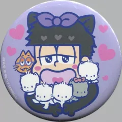 【中古】バッジ・ピンズ(キャラクター) 一松×ニャニィニュニェニョン(喜び) 「おそ松さん×サンリオキャラクターズ トレーディング缶バッジ」