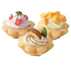 犬 猫 兼用 cake ペットケーキ プチタルトセット(苺、栗、チーズ) 3個入り