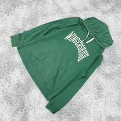 【BACK NUMBER】バックナンバー ロゴプリント パーカー  (XL)  カジュアル  ストリート  レディース  緑系  グリーン【送料無料】