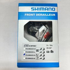 SHIMANO DEORE フロントディレイラー FD-M6025 直付 ダウンスイング/デュアルプル 2X10S 対応トップギア:34-38T IFDM6025D6 デオーレ