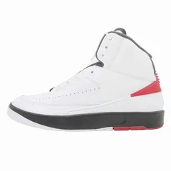 ★美品★ナイキ エアジョーダン 2 レトロ シカゴ 23.5㎝ Jordan NIKE AIR JORDAN 2 RETRO CHICAGO white/varsity red