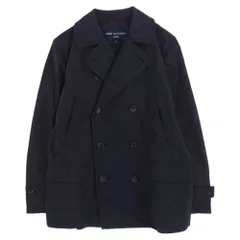 COMME des GARCONS HOMME コムデギャルソンオム ピーコート 07AW HT-C017 AD2007 パッカリング加工 ナイロン トレンチ ショート Pコート ピーコート ブラック系 S【中古】のサムネイル