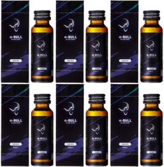 6本セット α-BULL BLACK SHOT 50ml×6本 本番前の1本 シトルリン アルギニン イミダゾールジペプチド オットセイ 抽出液 厳選成分20種類配合 アルファブル ブラックショット