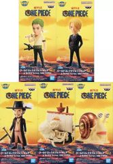 [중고] 피규어 전 5종 세트 [원피스(Netflix)] 월드 콜렉터블 피규어 vol.2(A Netflix Series: ONE PIECE)