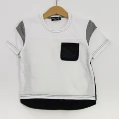 コムサイズム 半袖Ｔシャツ 未使用 ストレッチ ブランド トップス  白 キッズ 男の子用 100サイズ ホワイト COMME CA ISM