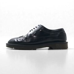 Dr.Martens ウイングチップ フルブローグ ドレスシューズ 27cm ブラック レザー 3989