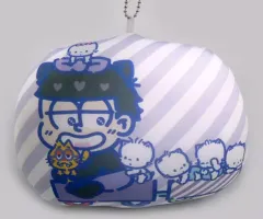 【中古】クッション・抱き枕・本体(キャラクター) 一松×ニャニィニュニェニョン ミニクッション 「おそ松さん×サンリオキャラクターズ-おれたち、サンリオキャラクターになりたいんですっ!- in 東京キャラクターストリート」