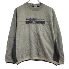 Reebok ロゴスウェット トレーナー リーボック キッズ S~ グレー プルオーバー 古着卸 アメリカ仕入 a612-8243