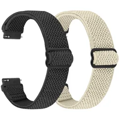 【特価商品】[TumpCez] 弾性ナイロンバンド ベルト16mm 18mm 19mm 20mm 22mm時計バンド伸縮性 クイックリリース 調整腕時計交換ベルト