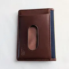 【新品未使用】Polo Ralph Lauren ポロラルフローレン 折り畳みカードケース ブラウン