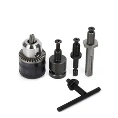 Pararect ドリルチャック 1.5-10mm アダプター 六角 四角 シャンク SDS 電動ドリル インパクトドライバー Bセット [セット(B) 1.5-10mm]