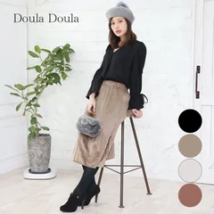 プリーツスカート スカート ミモレ丈【Doula Doula】