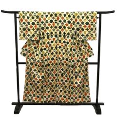 小紋/美品/京友禅/仕立上がり/適応身長150～158㎝/1136
