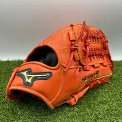 【美品】MIZUNO ミズノ SELECT9 セレクト9 左利き オレンジ 軟式 SELECT9 交換無料 ミズノ セレクトナイン Soft Plus 内野手向け