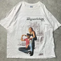 【2XL】Tim Mcgraw & Faith Hill ティム・マグロウ ファイス・ヒル Tシャツ バンT 白T オーバーサイズ  ビッグシルエット ビッグサイズ ボックスシルエット Y2K ゆるだぼのサムネイル