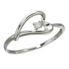 美品☆K10 WG リング 指輪 ロイヤルブルームーン ダイヤ Bizoux - メルカリ