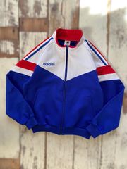 adidas ジャケット トリコロール デサント - メルカリ