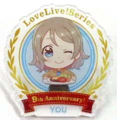 [중고] 배지 핀즈 (캐릭터) 와타나베 요우 [세가 콜라보 카페 러브라이브! 시리즈 9th Anniversary! 아크릴 배지 (Aqours 카페 데포르메)]