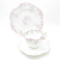 プレート 2枚 ☆ Foley フォリー Wileman ワイルマン パープル