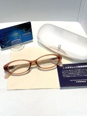 Hakusan 白山眼鏡店 日本製 メガネ 鼈甲色フレーム オーバル型 59